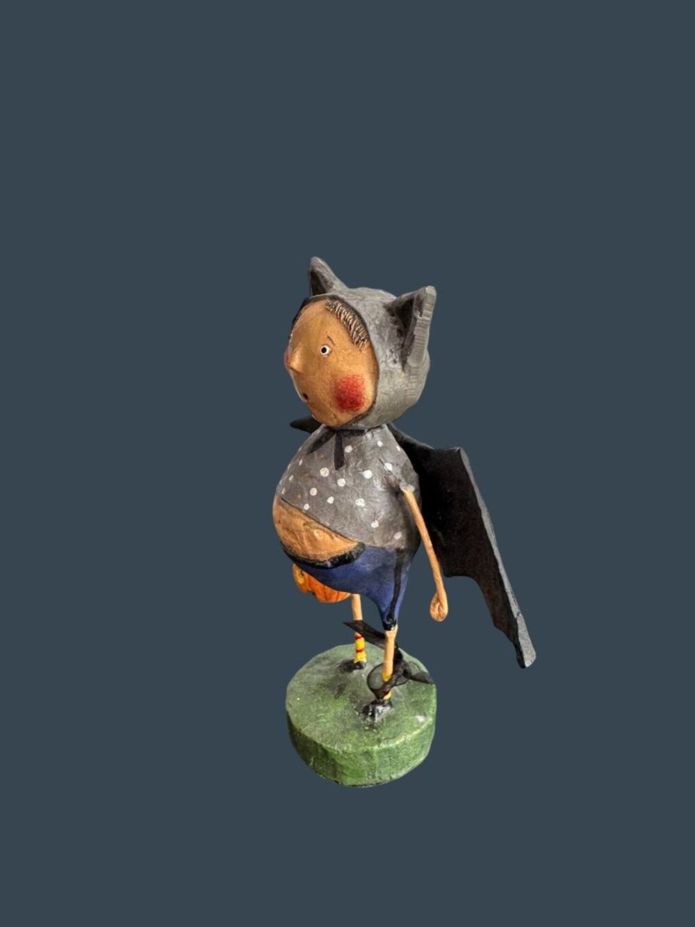 Lori Mitchell Bat Boy Ben Halloween Figurine 5 1/2" ESC Resin - Picture 5 of 7